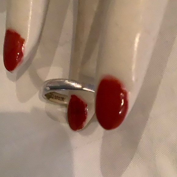 Tiffany & Co. Mini Bean Ring Size 5 Elsa Peretti with Pouch - Picture 4 of 6